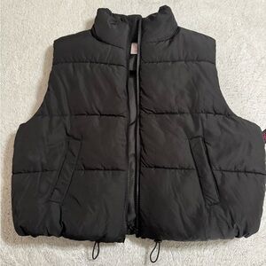 No Boundaries Black Puffer Vest